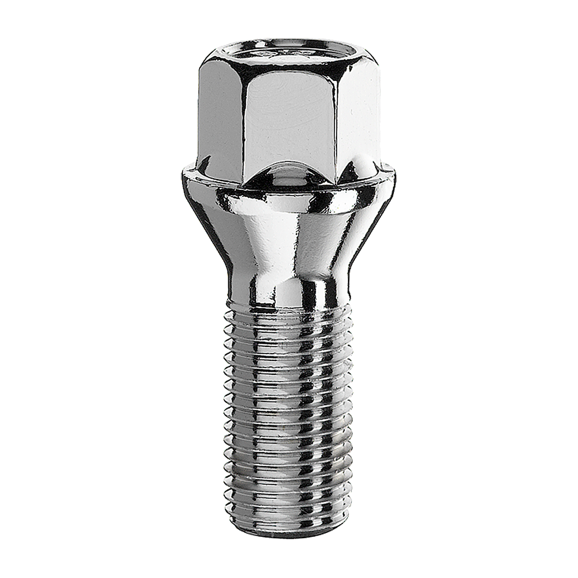 Vite / bullone ruote CH 17 M14x1,25 L.F. 43 mm conico cod. C17F43 Vite / bullone ruote CH 17 M14x1,25 L.F. 43 mm conico cod. C17F43