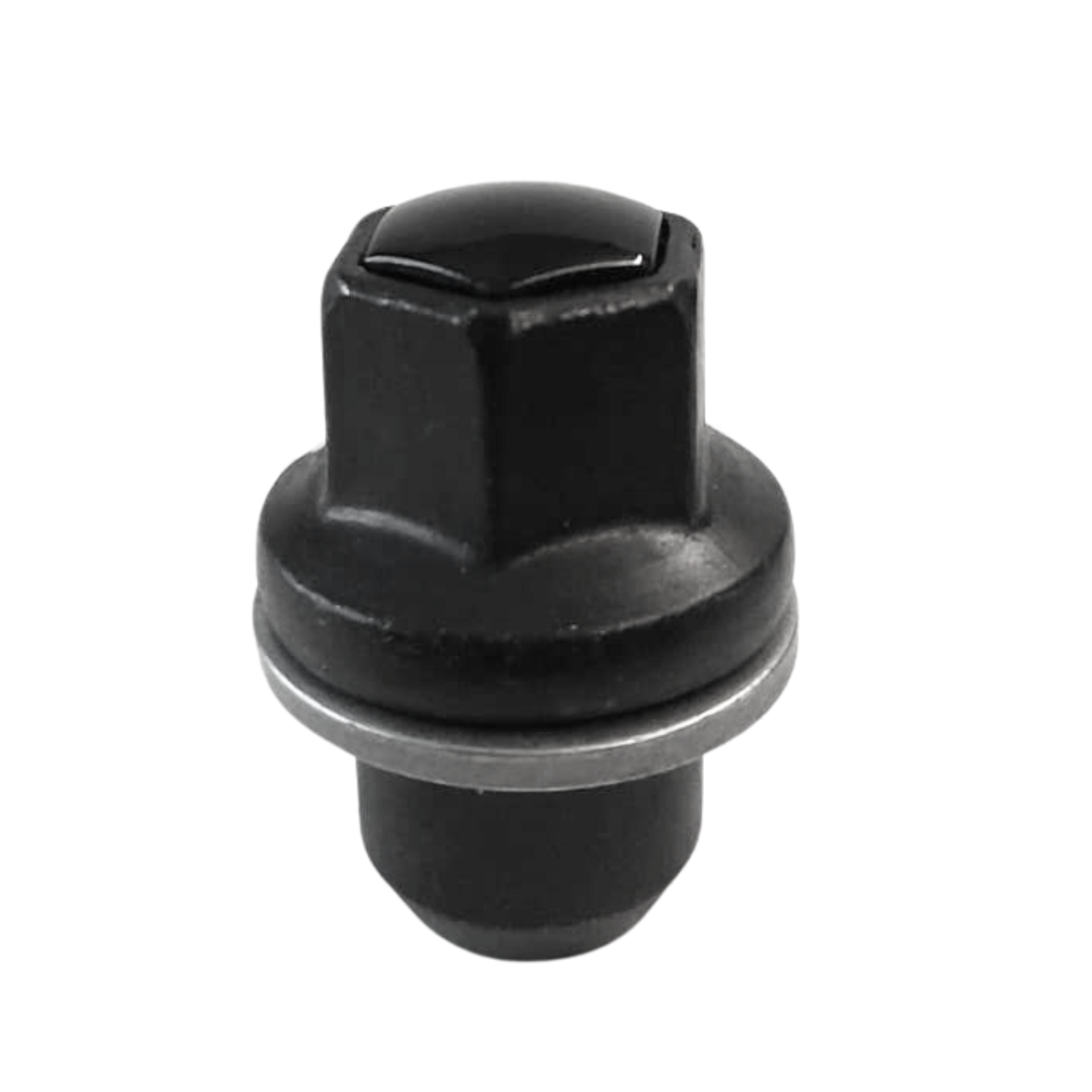 Dado autocarro M22X1,5 ch 32 sede piatta con rondella per cerchi in ferro Dado autocarro M22X1,5 ch 32 sede piatta con rondella per cerchi in ferro