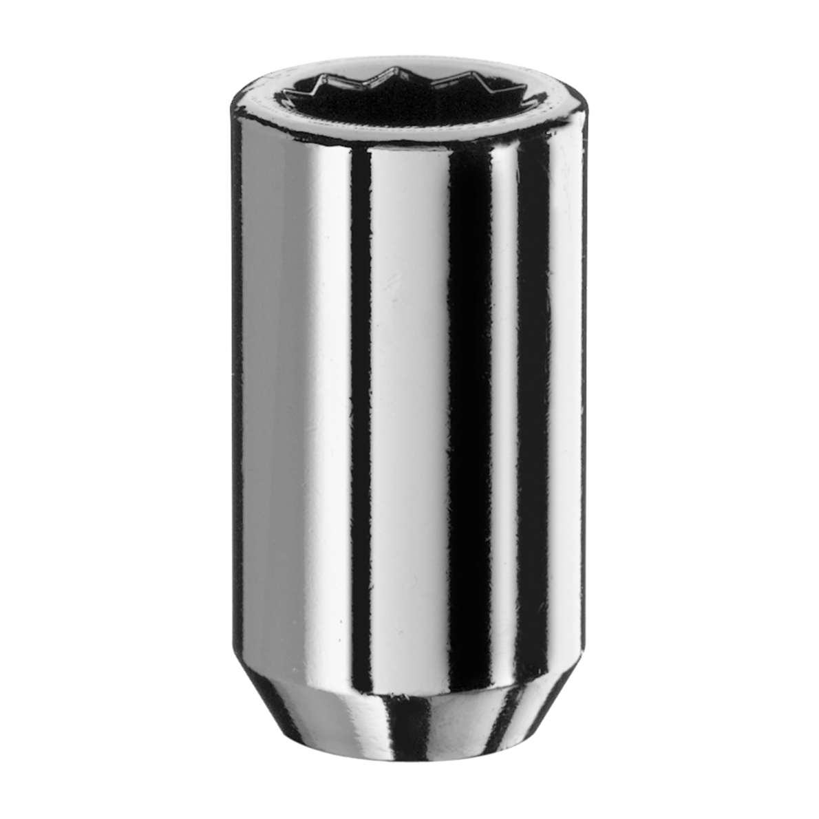 Dado ruota aperto passo M14X1,5 ch 19 sede conica 60° h 34 mm alluminio nero cod. B0010-005 Dado ruota aperto passo M14X1,5 ch 19 sede conica 60° h 34 mm alluminio nero cod. B0010-005