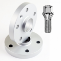 Distanziali Fiat Opel Alfa 16mm 5x98 58,1 kit 2pz con bullone conico DIST1604C7