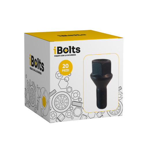 Bullone ruota sede conica...