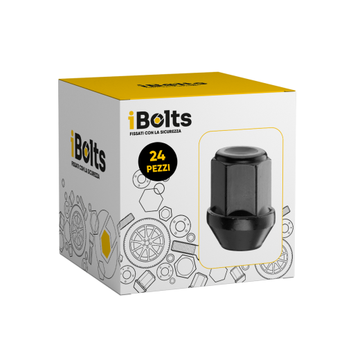 Dado ruota auto sede conica...