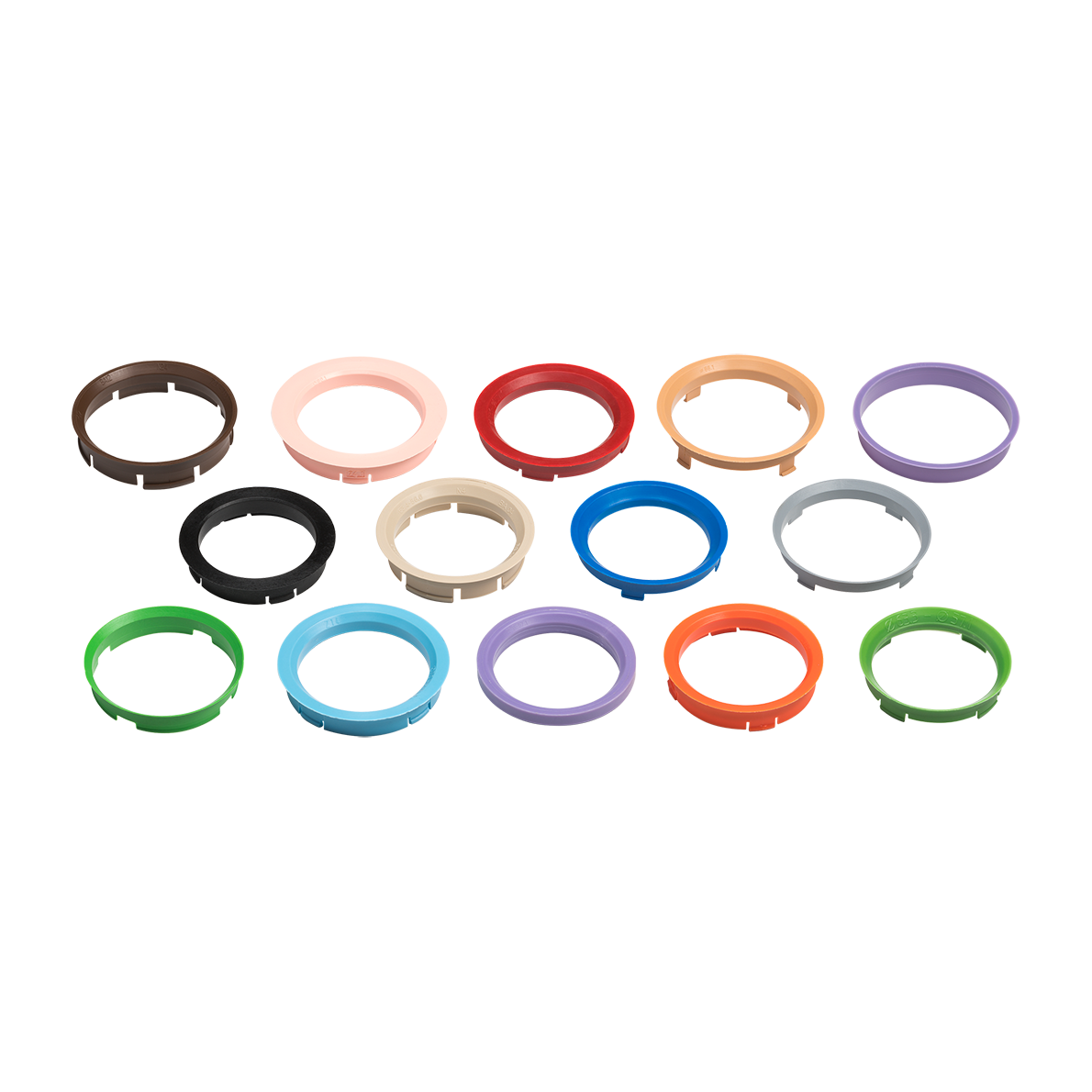 4 x anelli di centraggio esterno 71,6 mm-interno 66,1 mm Spigot rings 